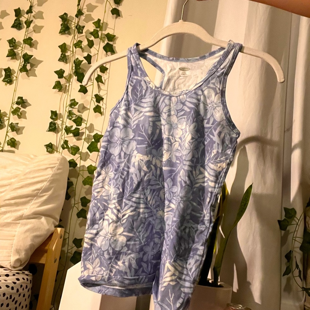 Tropical floral tank top⚡️💕